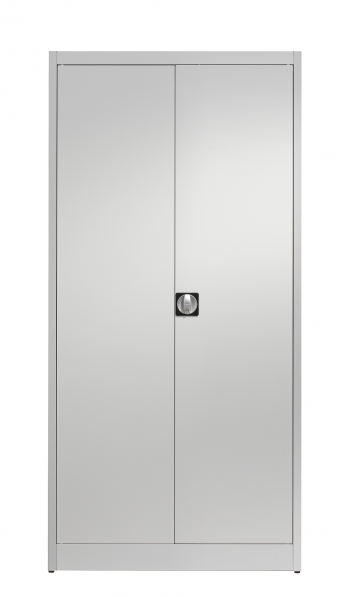 Stahlblech-Flügeltürenschrank,950 mm breit,500 mm tief,4  Fachböden