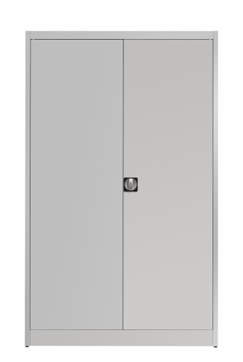 Stahlblech-Flügeltürenschrank,1200 mm breit,500 mm tief,4 Fachböden