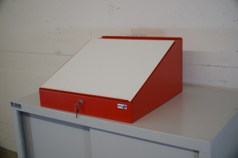 Schreibpultaufsatz RAL 3000 rot
