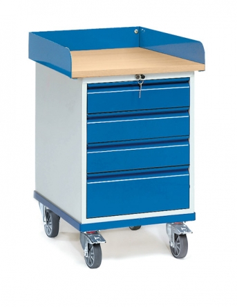 Rollschrank mit Arbeitsplatte 2446