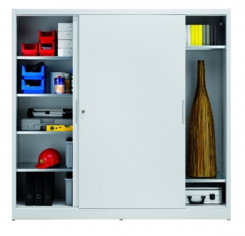 Universal-Schiebetürenschrank 1965x2000x500 mm, 2x4 Fachböden