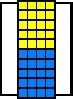 Kleinteile-Materialschrank SK 4-3 mit Tür und 40 Kästen MK