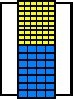 Kleinteile-Materialschrank HK 4-4 mit Tür und 82 Kästen MK