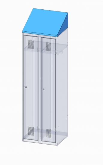 Schrägdach für Schrankbreite 300 mm