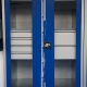 Universal-Flügeltürenschrank mit Sichtfenster Modell MKSTM5 190-Sonderausführung