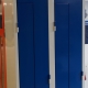 Raumspar-Garderobenschrank Z-Form mit 4 Abteilen