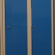 Stahlblech-Garderobenschrank mit 2 Abteilen