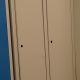 Stahlblech-Garderobenschrank mit 2 Abteile