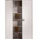 Stahlblech-Flügeltürenschrank,950 mm breit,6 Pendelschienen Elba/Leitz