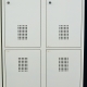 Stahlblech-Garderobenschrank mit 4 Abteile