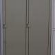 Stahlblech-Garderobenschrank mit 2 Abteile
