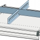 Trennwandset 4 Fächer 150 mm Schublade