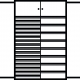 Kombi-Flügeltürenschrank 1950x1200x500 mm mit 24 Schubladen, 2  Schließfächern