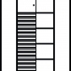 Kombi-Flügeltürenschrank 1950x950x500 mm mit 4 Böden, 16 Schubladen, 1 Schließfach