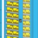 Flügeltürschrank mit Sichtfenstertüren